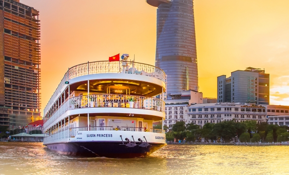 【ホーチミン・クルーズ】サイゴン川で豪華ディナークルーズ「サイゴンプリンセス（Saigon Princess）」